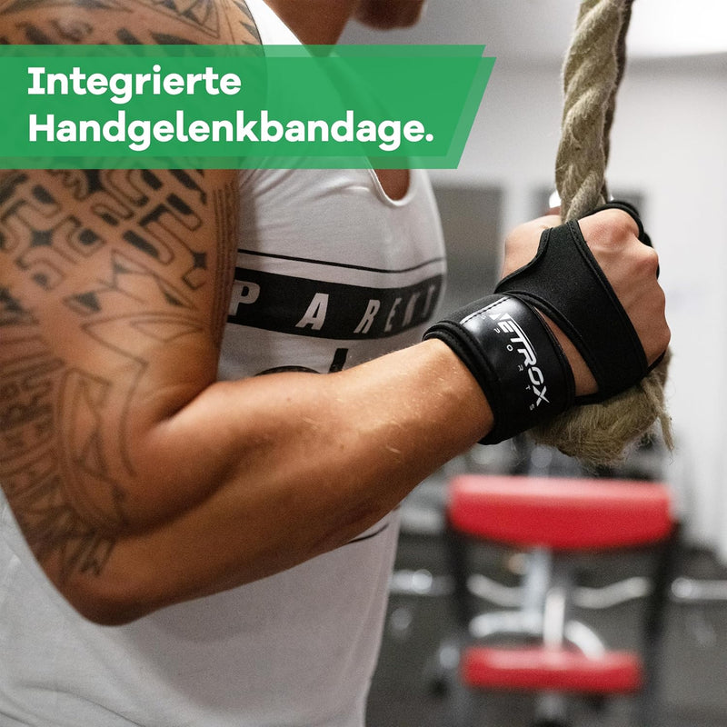 NetroxSports® – Trainingshandschuhe mit Handgelenkstütze für Bodybuilding, Gewichtheben, Krafttraini