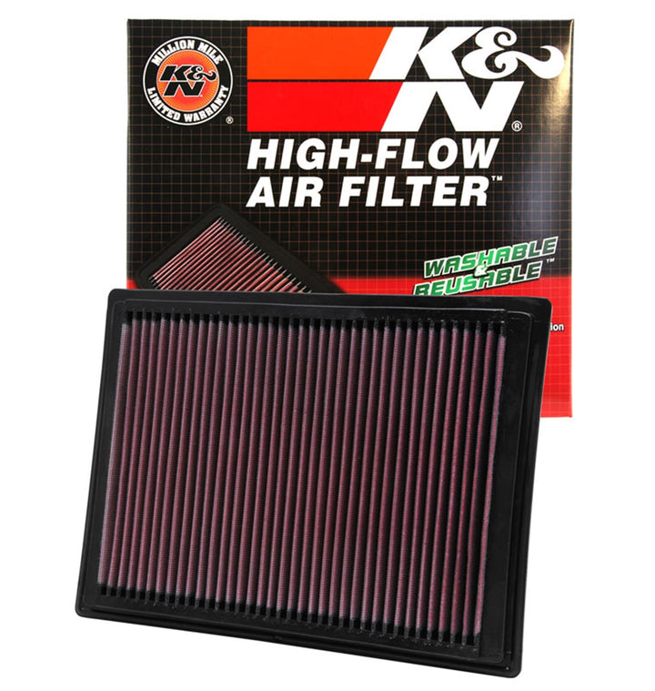 K&N 33-2287 Motorluftfilter: Hochleistung, Prämie, Abwaschbar, Ersatzfilter,Erhöhte Leistung, 2004-2