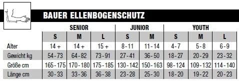Bauer Vapor 3X Pro Ellenbogenschoner Junior, S