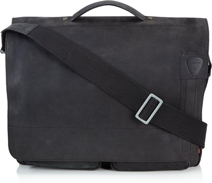 Strellson Richmond BriefBag XL 4010001260 Herren Henkeltaschen 41x33x16 cm (B x H x T), Schwarz (bla