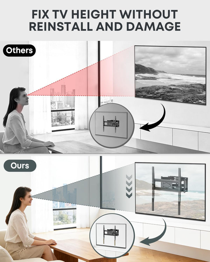 VESA Adapter Verlängerungsplatten – Erweiterungs Kit für TV Wandhalterung & Deckenhalterung, passend