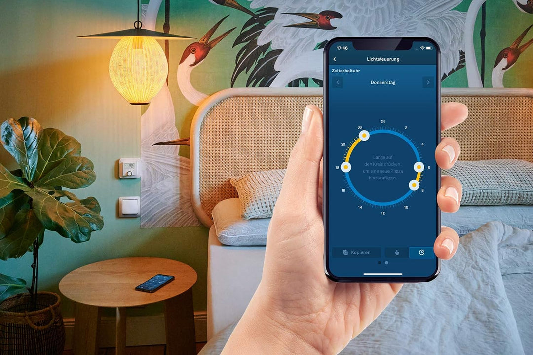 Bosch Smart Home Lichtschalter Unterputz, kompatibel mit Google Assistant, Alexa und Apple Homekit (