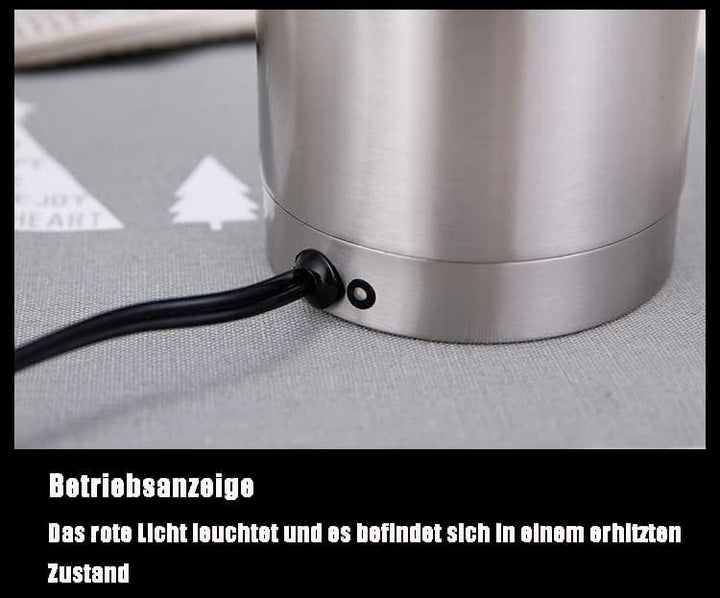 Wasserkocher 24V, 600ml 240W Auto Edelstahl Wasserkocher,für Fernverkehr Autofahrt Camping im Freien