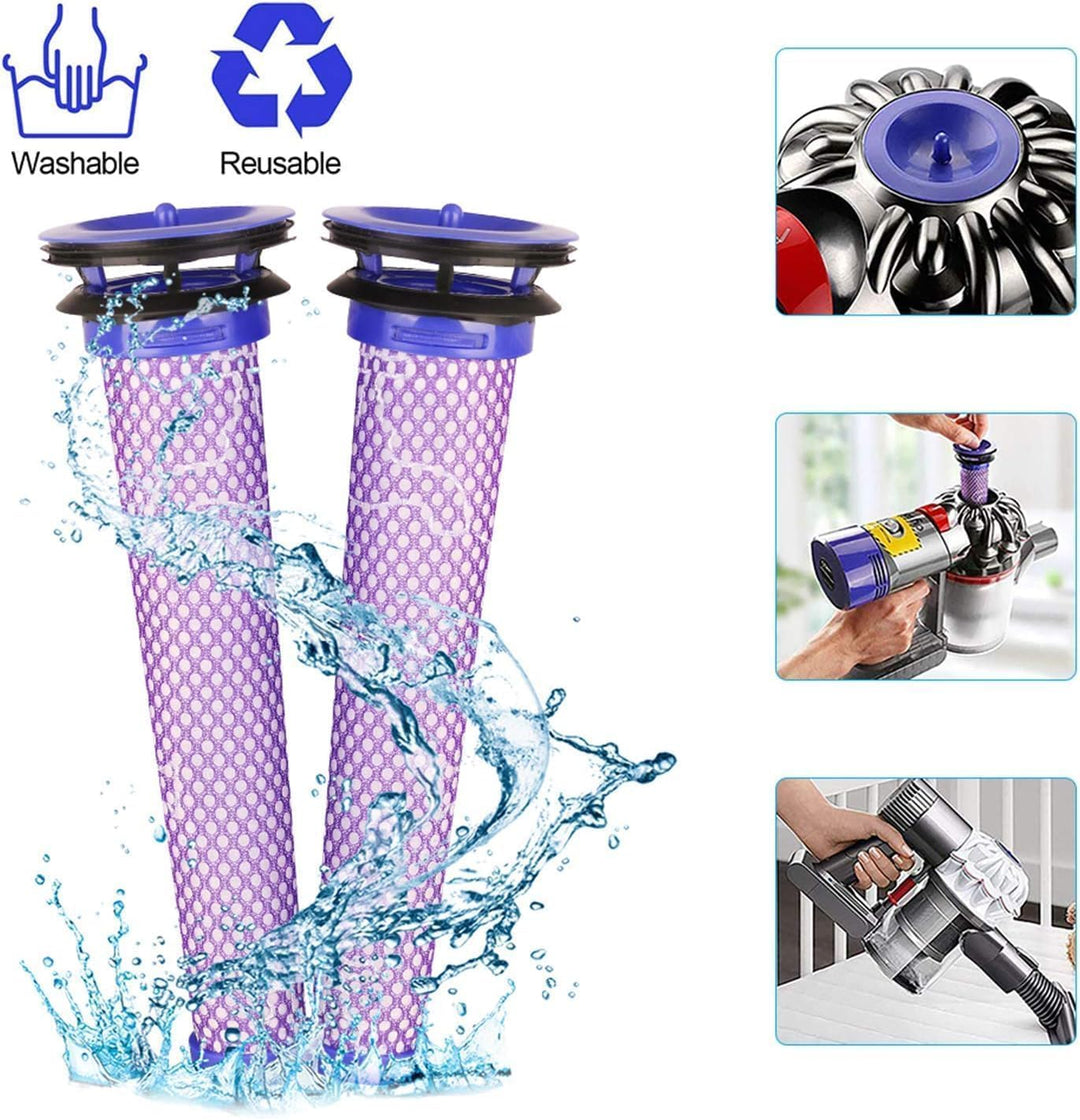 V6 Akku, FLYLINKTECH 6.0Ah V6 Ersatzakku für Dyson V6 Serie DC62 DC59 V6 DC58 DC61 DC72 DC74 Animal