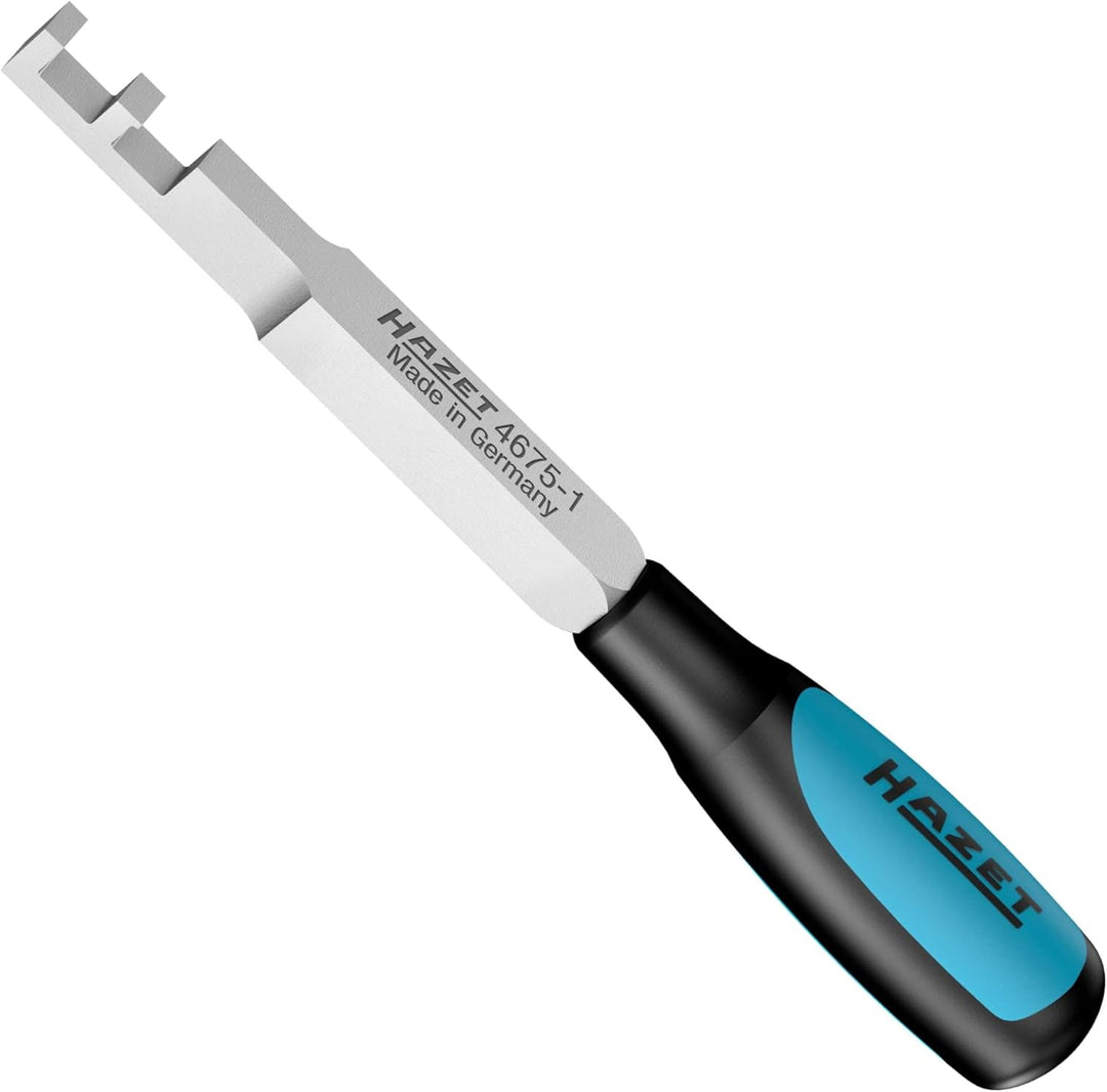 HAZET ENTRIEGELUNGSWERKZEUG 4675-1, Schwarz-blau 130 mm gerade, 130 mm gerade