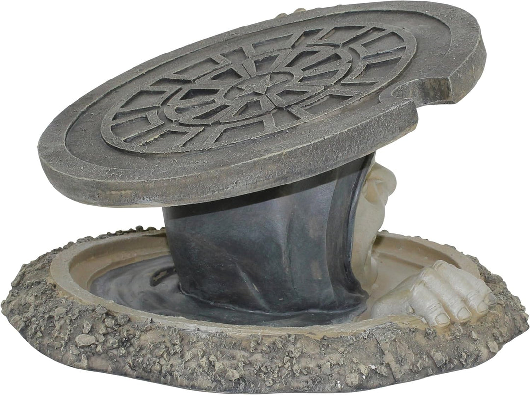 Design Toscano Der Bewohner unterhalb, Gartenskulptur - Gross, Gross