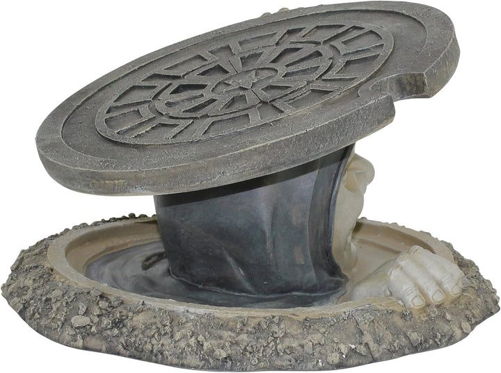 Design Toscano Der Bewohner unterhalb, Gartenskulptur - Gross, Gross