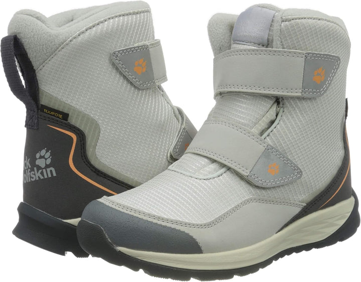 Jack Wolfskin Unisex Kinder Polar Bear Texapore High Vc K Schneestiefel 26 EU Light Grey Off White,