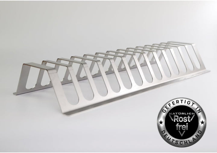 XXL 480 mm Edelstahl Spare Rib Halter BBQ, Rib Holder,Rib Rack,Smoker
