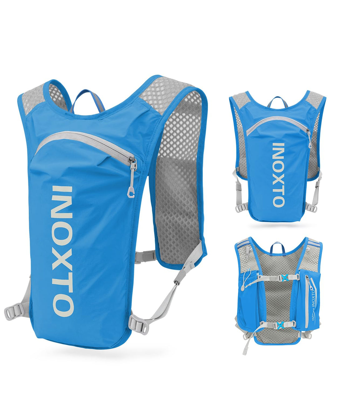 INOXTO Laufrucksack, 5L Leichter Trinkbeutel, geeignet für Outdoor-Wandern, Radwettbewerb, Bergsteig