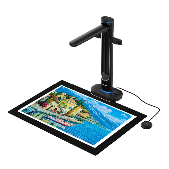 VIISAN S48 Duo Professioneller A2/A3 Buchscanner, Dual 48MP CMOS-Sensoren, 600 DPI, Automatisches Gl