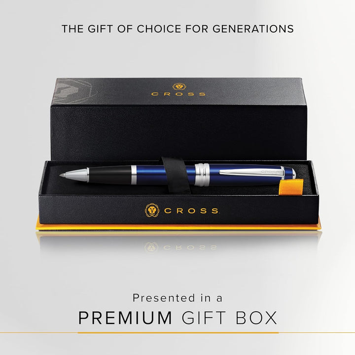 Cross Bailey Rollerball Selectip Pen (Schreibfarbe schwarz, Strichstärke M, in Premium Geschenkbox)