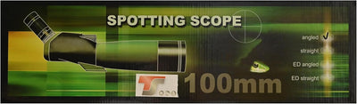 TS-Optics Tssp100z Zoom Spektiv 22-67x100mm BaK4 Prisma mehrfach voll vergütete Optik spritzwasserge