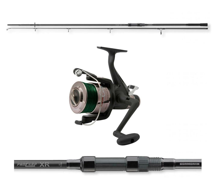 Karpfencombo Pro Carp-XR 3,60m 12ft 3,00lb Karpfenrute + Lineaeffe Vigor Carp II 60 Freilaufrolle mi