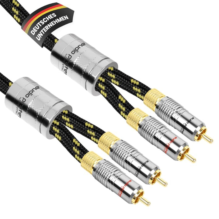 audio pirates by cammica Cinch Kabel 2x RCA Stecker auf 2x RCA Stecker, Audio-Kabel | High-End Audio