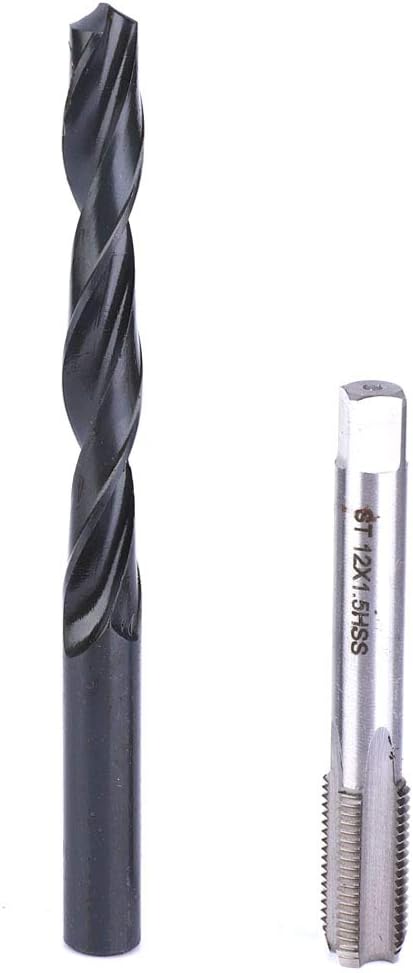 Oumefar 17Pcs Edelstahl-Nachfädler-Gewindebohrungssatz M12x1 5 Gewindeeinsatz-Kit Gewindereparaturwe