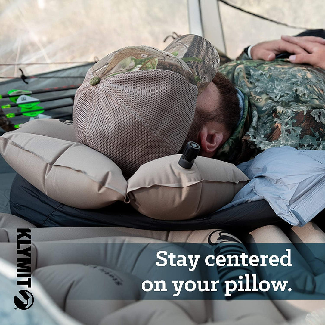 Klymit Pillow X Aufblasbares Camping- und Reisekissen Coyote-sand, Coyote-sand