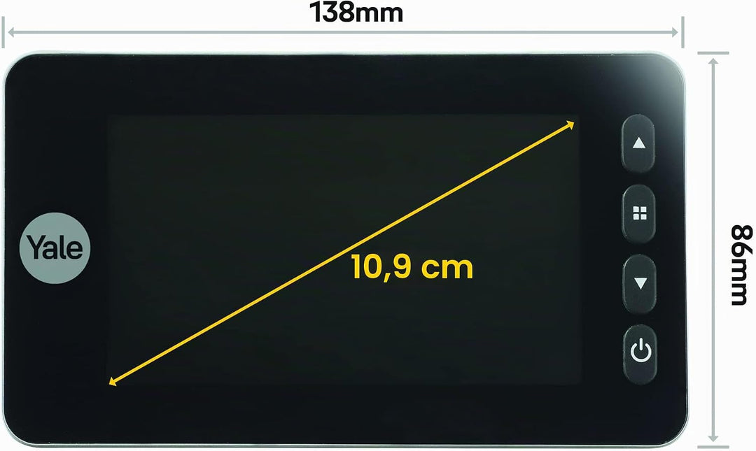 Yale Digital Door Viewer Auto Imaging- 5800 - Silber - Aufgenommen Bilder/Videos - Integrierte Türkl