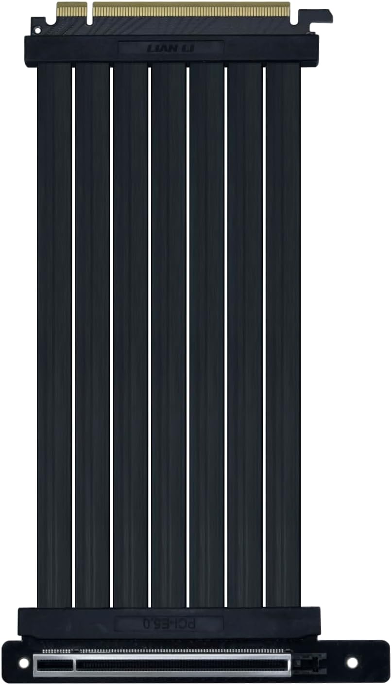 Lian Li Vertikales GPU-Halterungs-Kit VG4-5-V4, mit PCIe 5.0-Riser-Kabel – Schwarz