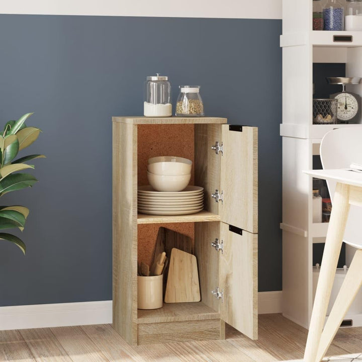Makastle Sideboard Kommode Beistellschrank Lagerschrank Aufbewahrungsschrank mit 2 Türen, Standregal