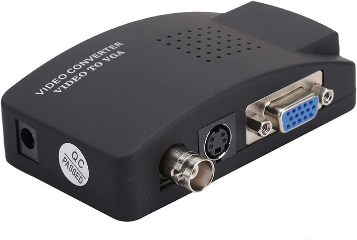 PUSOKEI BNC to HDMI Converter, BNC to VGA Video Converter for Computer PC EU Plug, BNC S-Video to VG