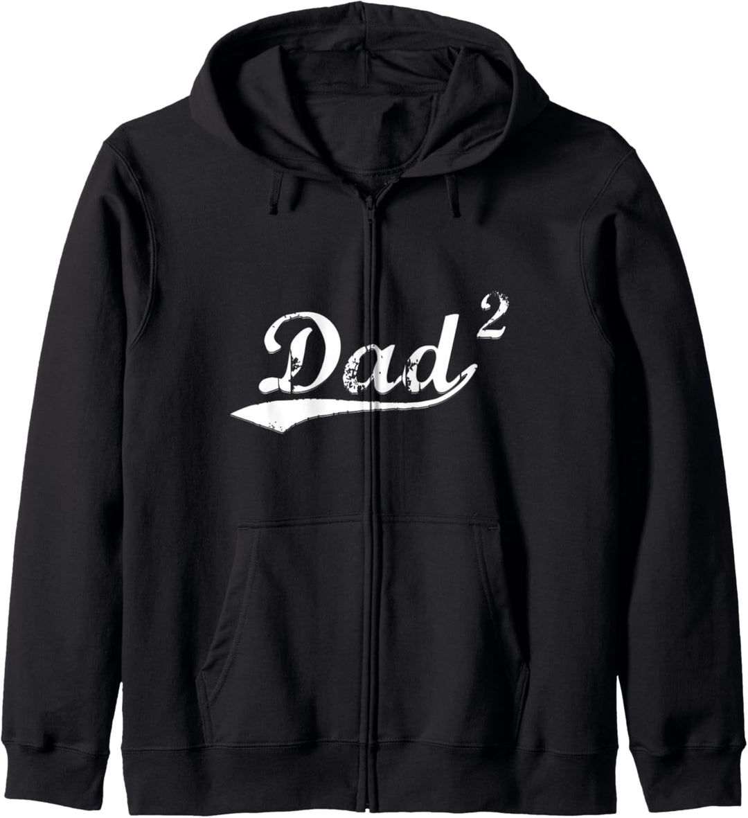 Dad of 2 Dad2 Geschenk Vatertagsgeschenk für Vater von zwei Kapuzenjacke