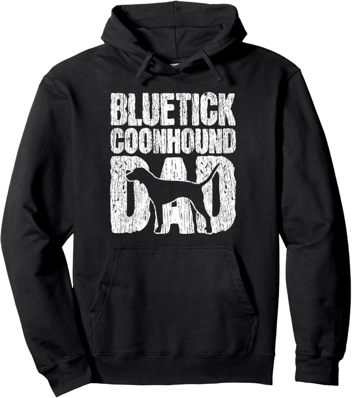 Bluetick Coonhound Herrchen Vintage Pullover Hoodie