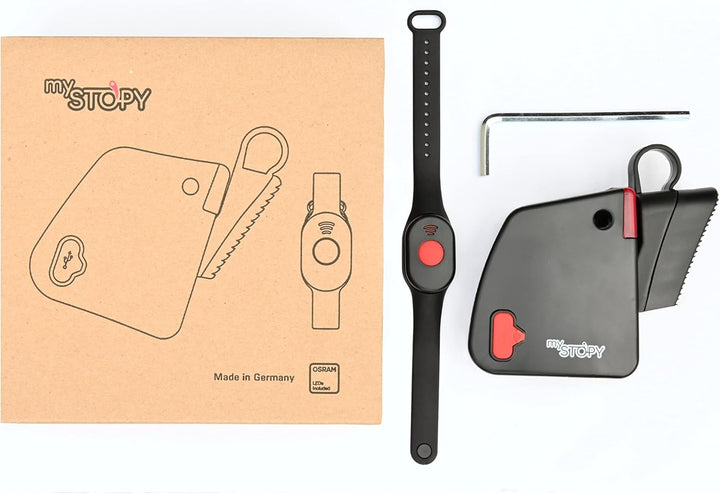 mySTOPY Bremsassistent für PUKY Modell LR M/LR M Classic mit Motiv (Feuerwehr) I für Kinder ab 2 Jah