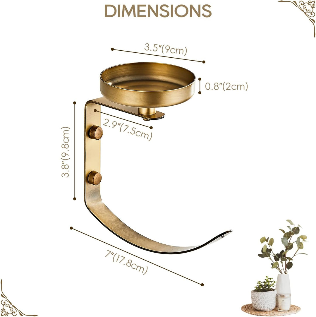 Hand Towel Holder for Bathroom with Vintage Wall Mounted Candle Holder Wall Mounted Towel Hook with