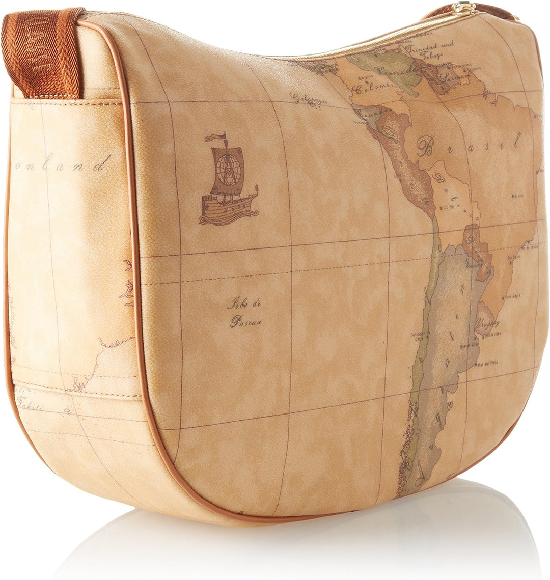 Alviero Martini 1A Classe D0646000, Damen Umhängetasche, Mehrfarbig (Naturale), 10.5x28x36 cm (W x H
