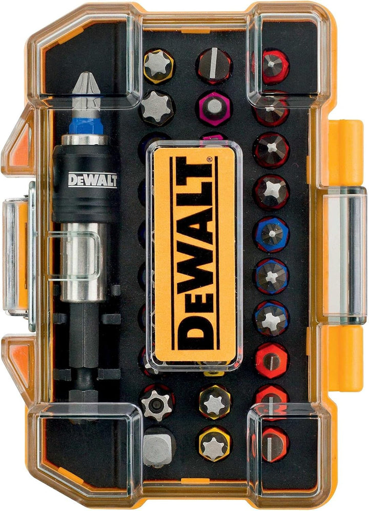 DeWalt Akku- und Netz-Radio/Baustellen-Radio (DAB(DAB(+)/FM Stereo/FM & 32-TLG. Schrauberbit-Set