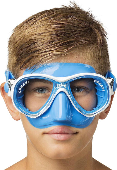 Cressi Marea Jr - Maske oder Maske Marea Jr + Schnorchel Top zum Tauchen und Schnorcheln, Einheitsgr