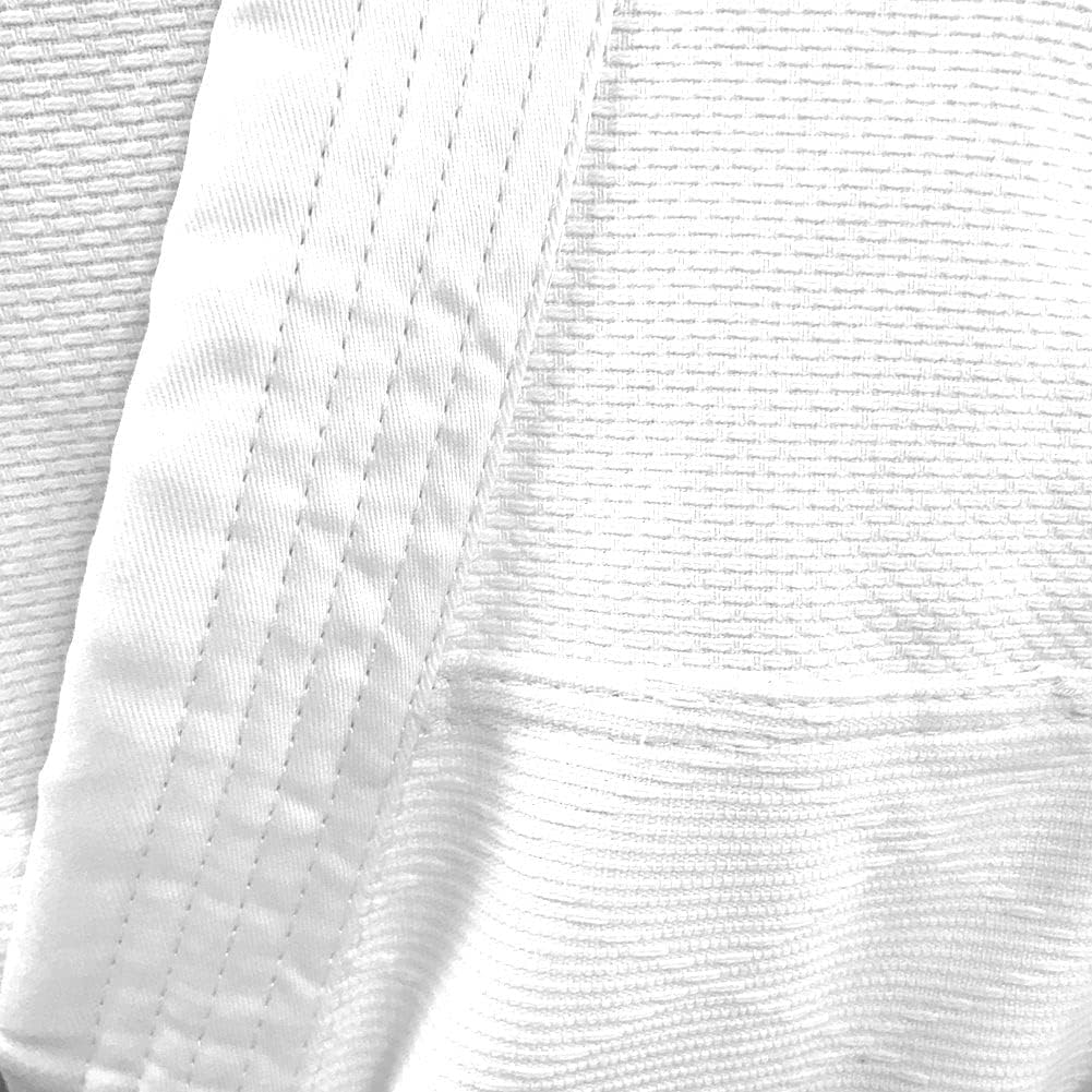 Mizuno Kimono von Judo für Kinder, Kodomo Plus, 350 g, Weiss mit Gürtel 180 cm Weiss, 180 cm Weiss