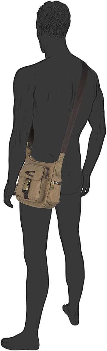 camel active bags Journey Herren Umhängetasche Crossbody Bag Klein 20 x 8,5 x 23 Sand, 20 x 8,5 x 23