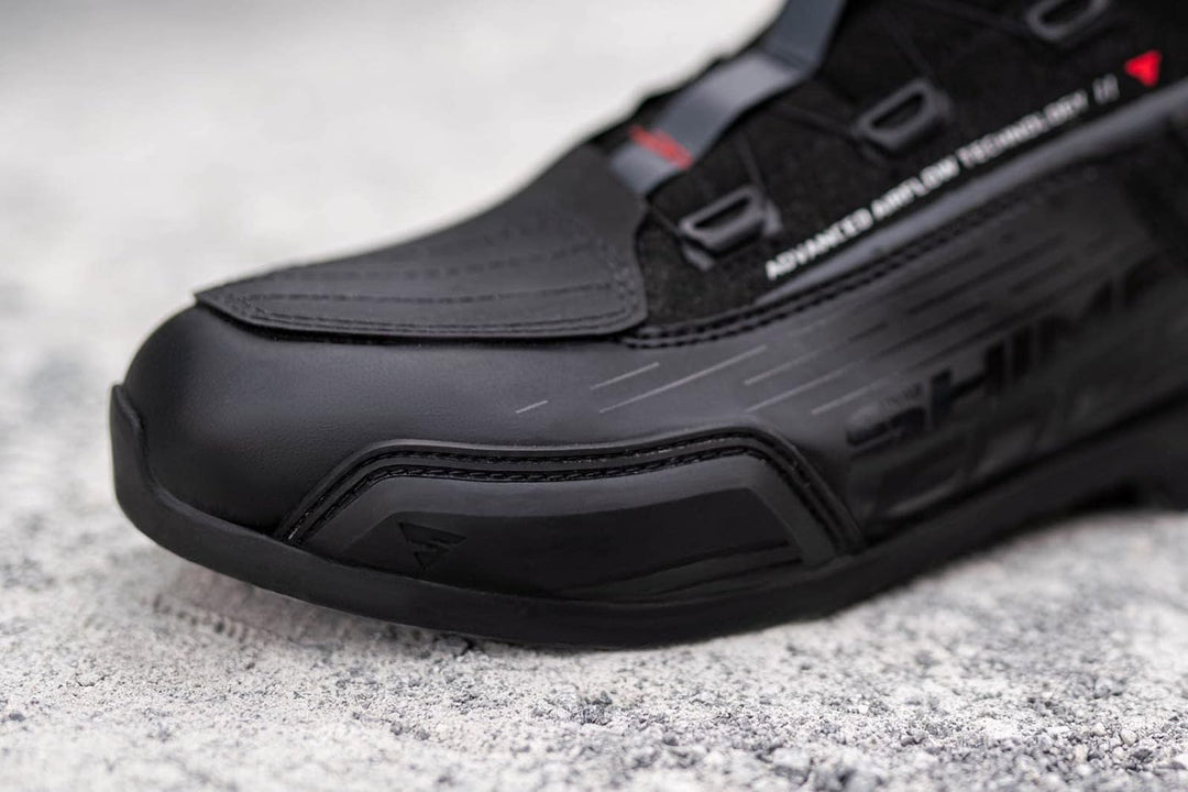 SHIMA EDGE, Motorradschuhe für Männer - Verstärkte Strassenreitschuhe mit ATOP-Verschlusssystem Vent