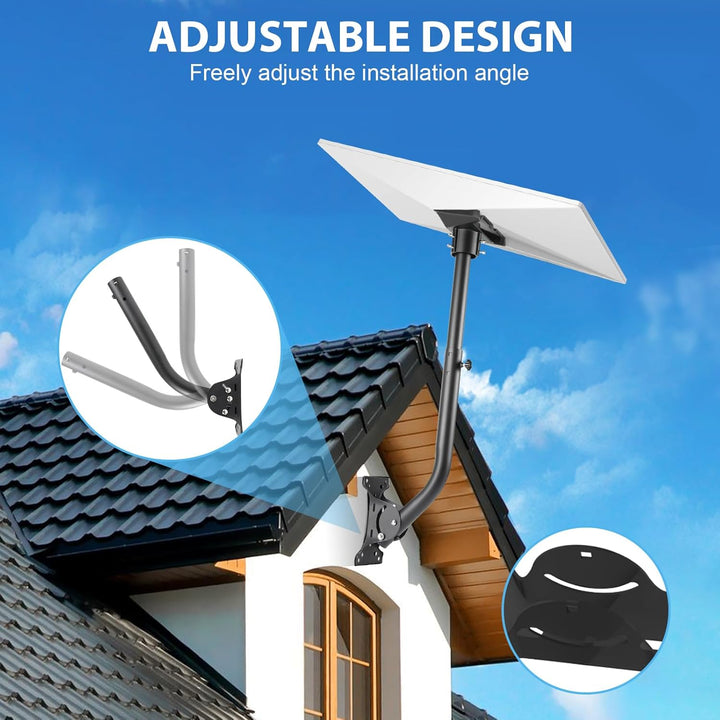 Halterung kompatibel mit Starlink V3, lange Wandhalterung kompatibel mit Starlink V3, Dachhalterung