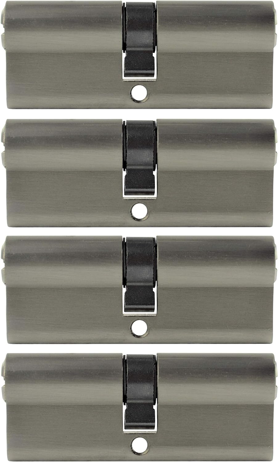 LÖWEN 80 mm 4x Zylinderschloss 40/40 Doppelzylinder gleichschliessend Massive Schliesszylinder inkl.