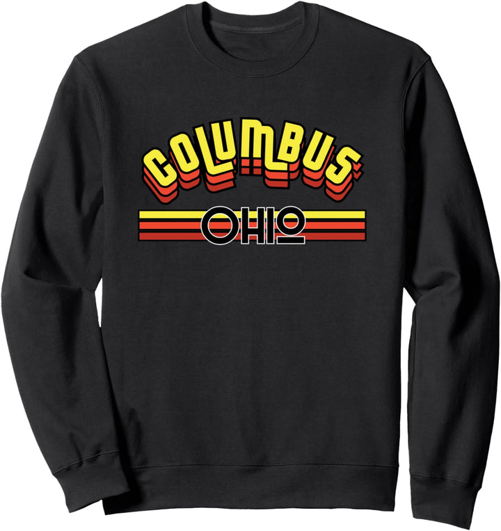 Columbus Ohio Retro Vintage Inspired Design Sweatshirt