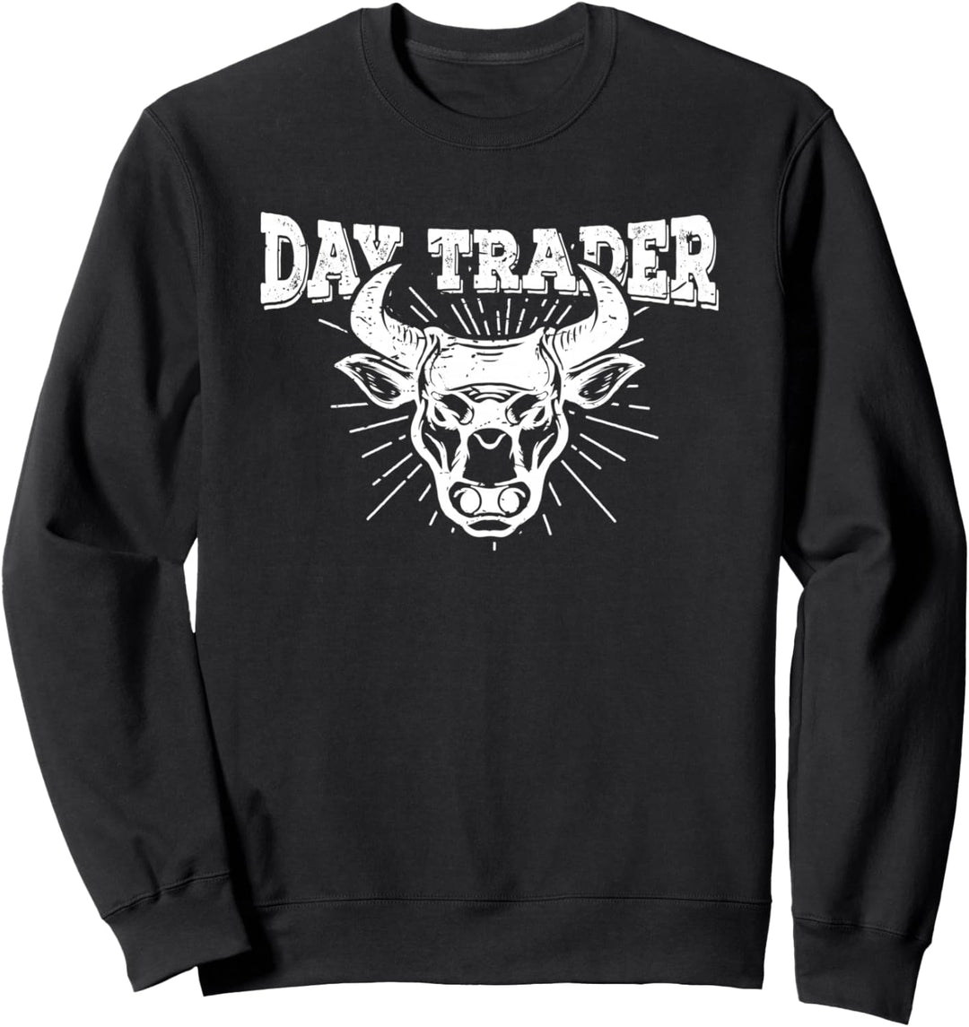 Tageshandel Börse Investor Finanzen Geschenk Sweatshirt