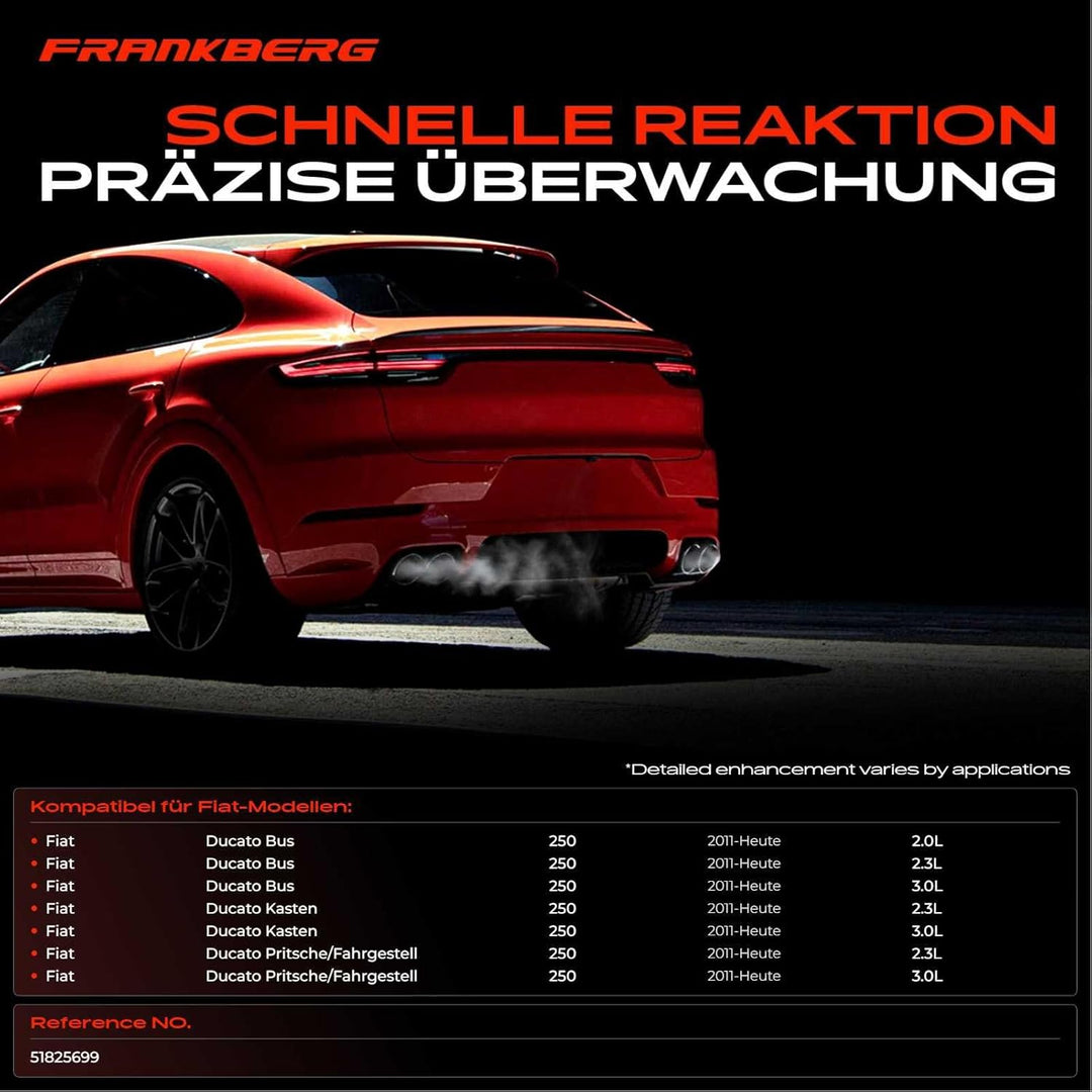 Abgastemperatursensor nach Katalysator für Ducato Bus Kasten Pritsche/Fahrgestell 250 2.0L 2.3L 2014