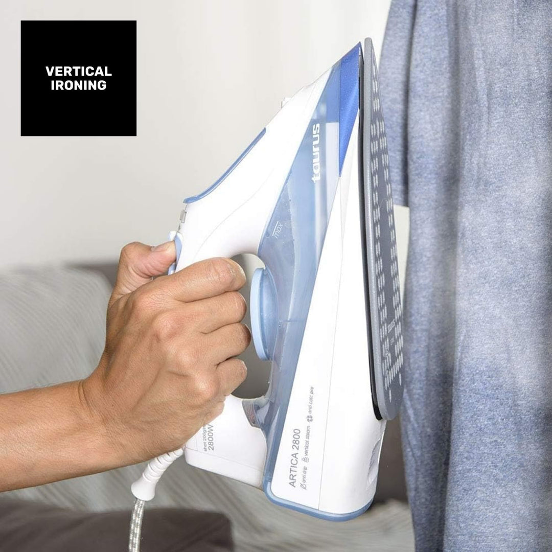 Taurus Agatha Dampfbügeleisen, 2.800 W, Dampfstoss 170 g/min, Keramiksohle, vertikales Bügeln, Präzi
