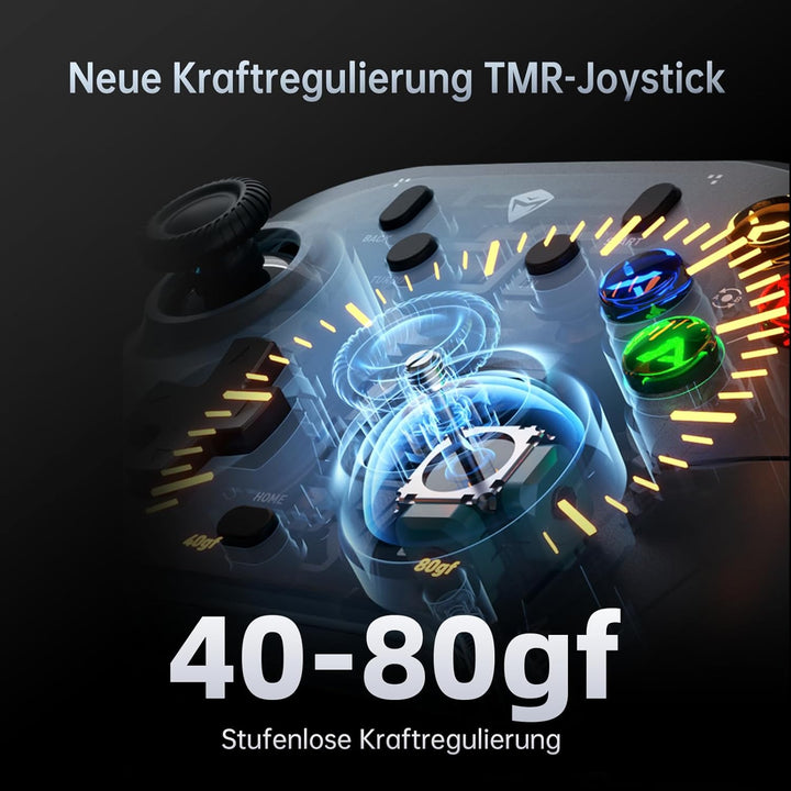 Machenike G6V2 Controller PC, Gamepad PC, 2 HD-Schwingspulenmotoren, einstellbar GuliKit TMR-Joystic