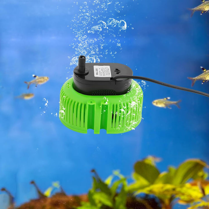 Pool Pumpe, 75W Poolabdeckpumpen, 3000L/H Filterpumpe (Grün) | Tragbar IPX8 Wasserdicht 35°C Maximal