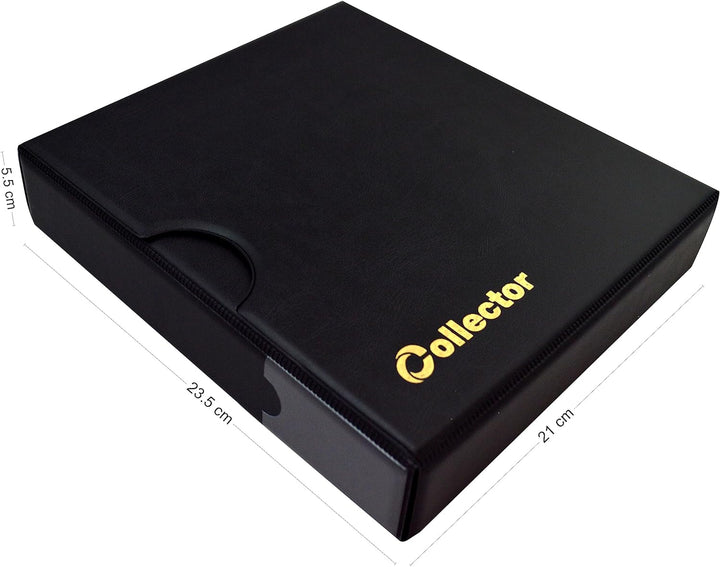 Collector Münz-Sammelalbum mit Etui für 300 Verschiedene Münzen-Grössen, von Grossen bis Kleinen Mün