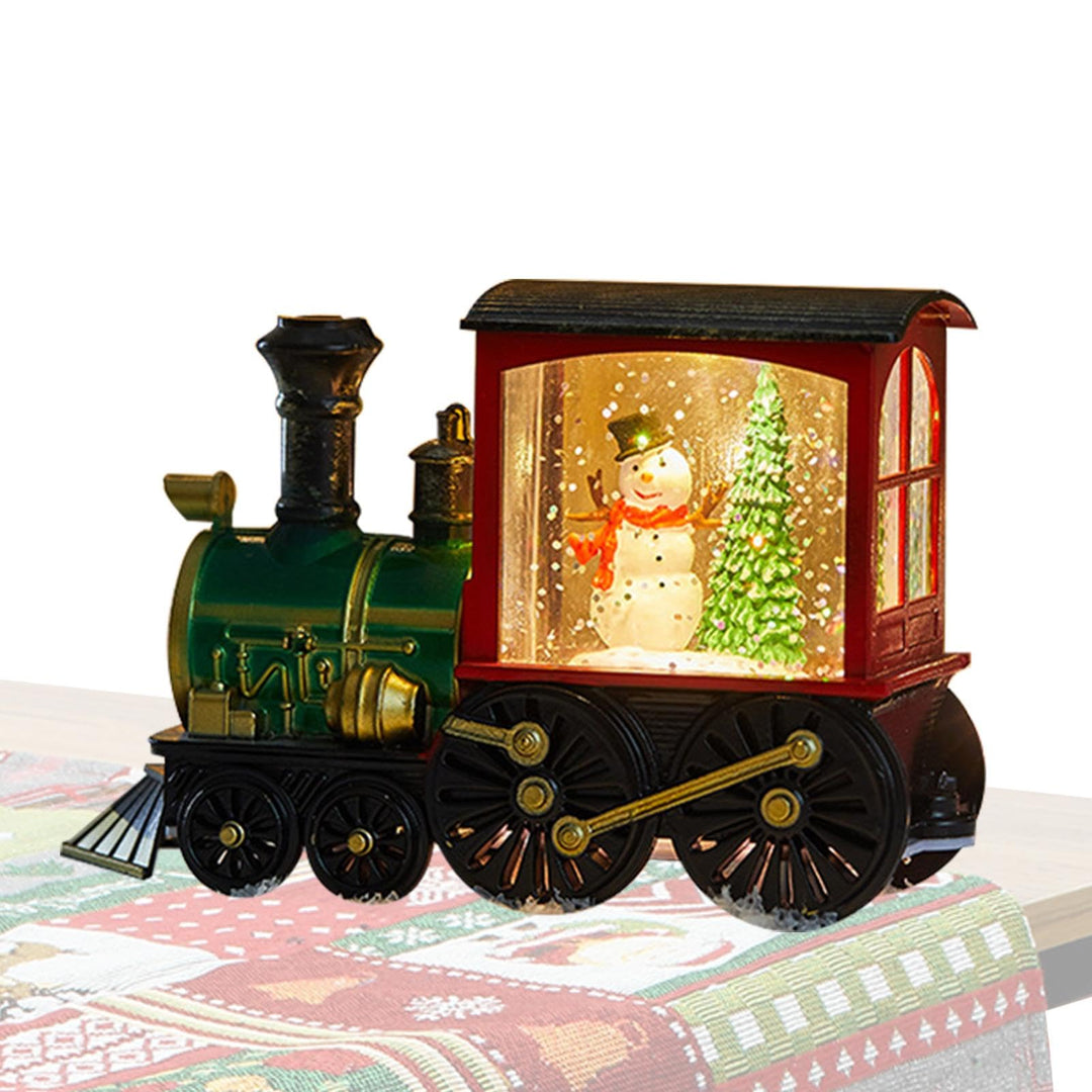 Weihnachtszug Schneekugel Vintage Zug Schneekugel Urlaub Glitzer Schneekugel Festliche Dekoration Sc