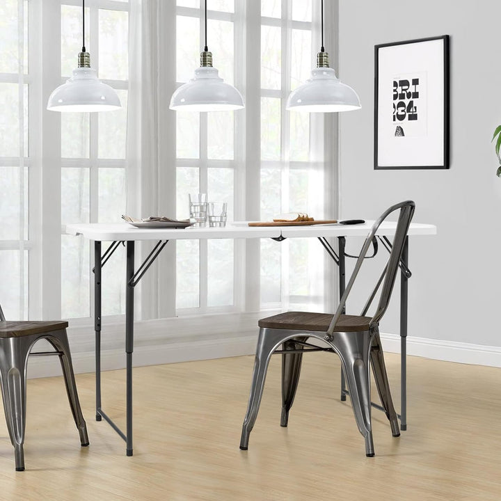 GIANTEX Campingtisch Balkontisch klappbar, Gartentisch 3-stufig höhenverstellbar, Esstisch Klapptisc