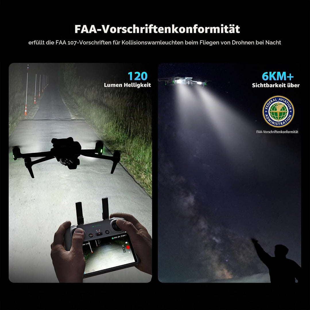STARTRC Strobe Drone Light,Anti-Kollisionslicht,LED Drohne Blitzlicht Für FAA-Drohnen-Nachtflüge,led