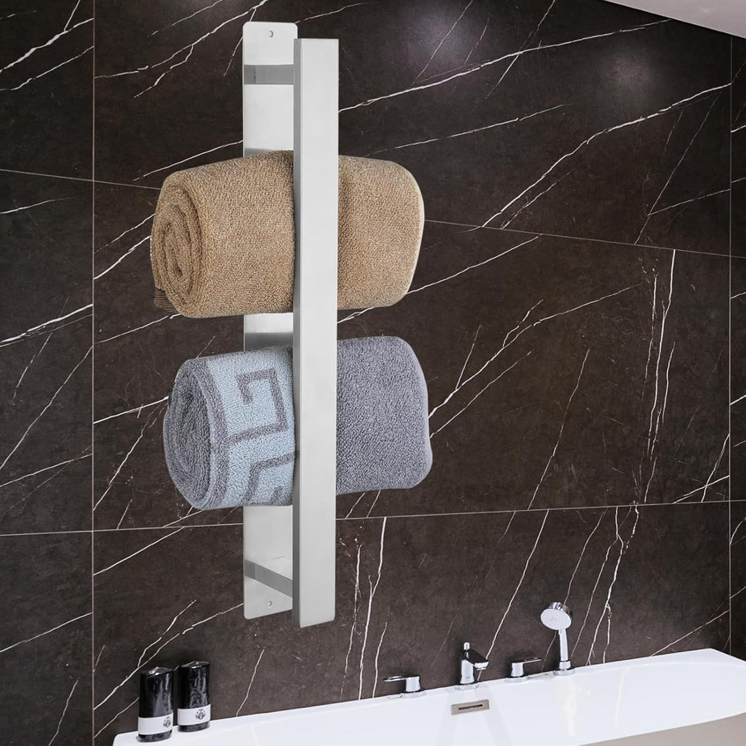 Handtuchstange Badezimmer Handtuchhalter Selbstklebend oder Schraubmontage Edelstahl Handtuchstange