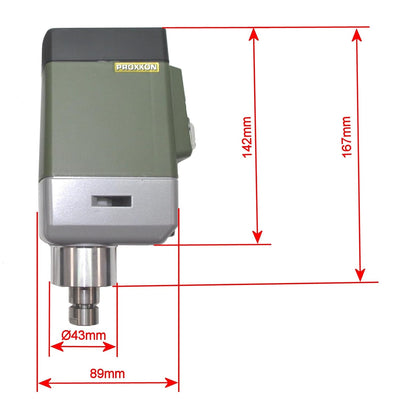 Proxxon 20200 Universal Frässpindel UF/E mit digitaler Anzeige 230 Volt