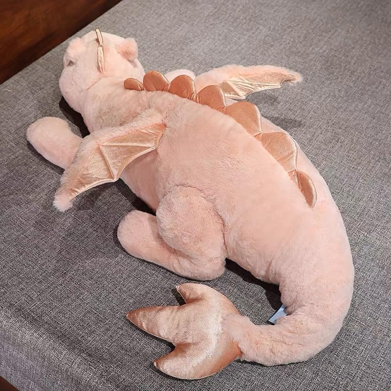 Weighted Stuffed Animal, 110CM Weicher Drachen Spielzeug, 4.5KG Therapeutisches Sensory Toy für Kind